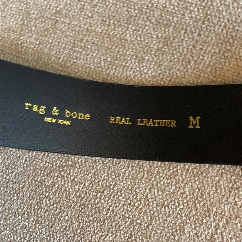 Rag & Bone Rounded Rebound Leather Belt